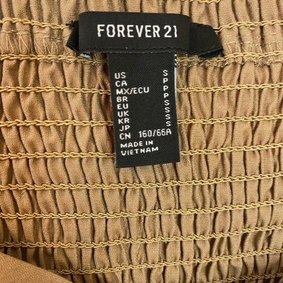 Forever21 Khaki Safari Style Shorts Romper - Picture 9 of 14